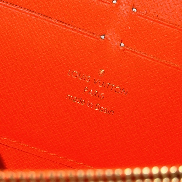 Louis Vuitton monogram neon orange graffiti zippy wallet by Stephen sprouse - Picture 12 of 14